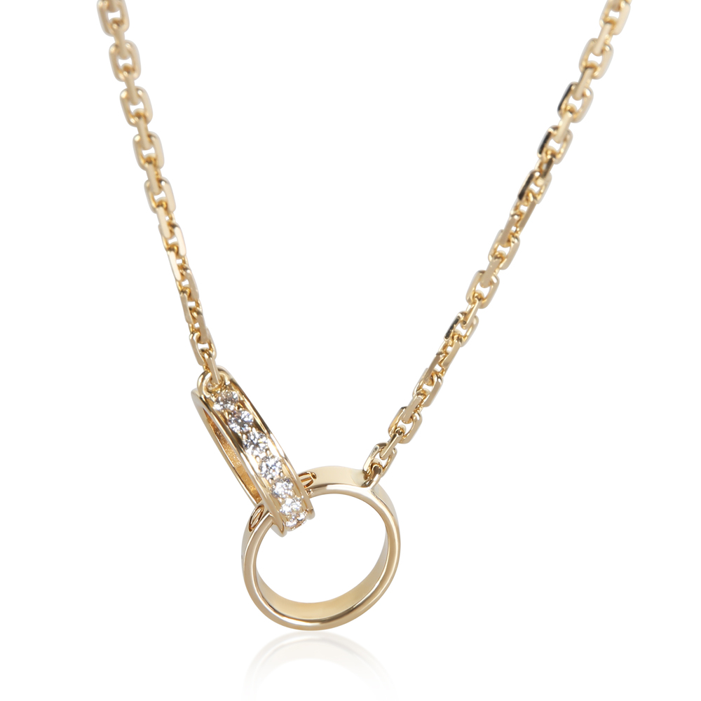 Cartier Yellow Gold Diamond Love Pendant